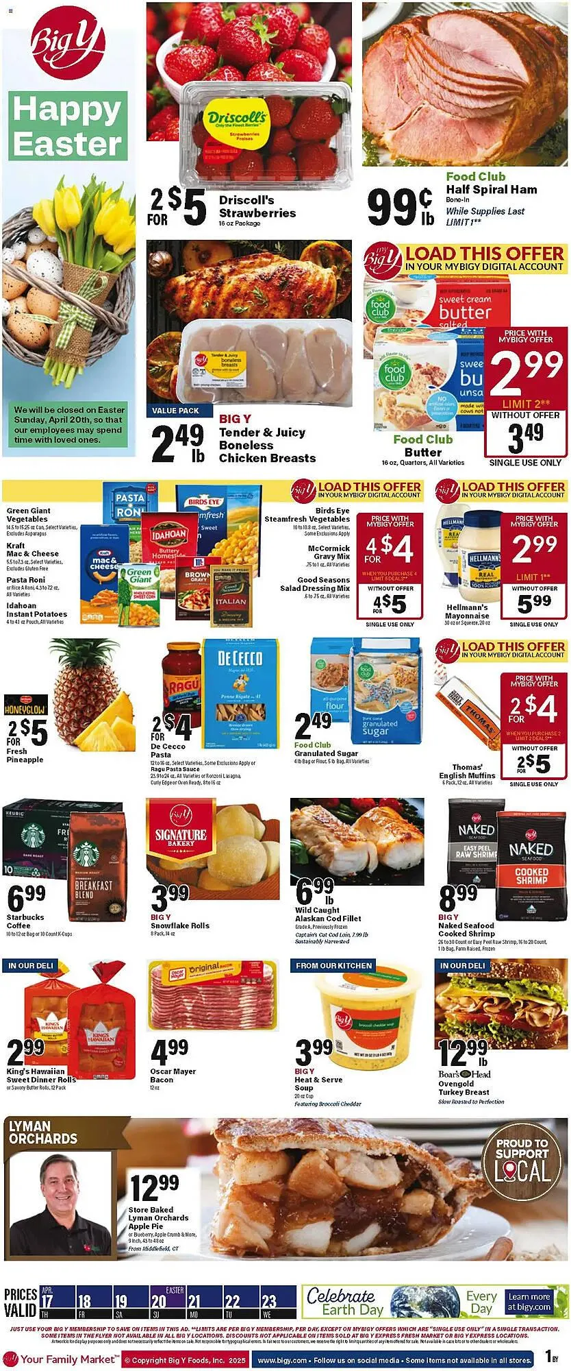 Weekly ad Big Y Weekly Ad from April 17 to April 23 2025 - Page 1