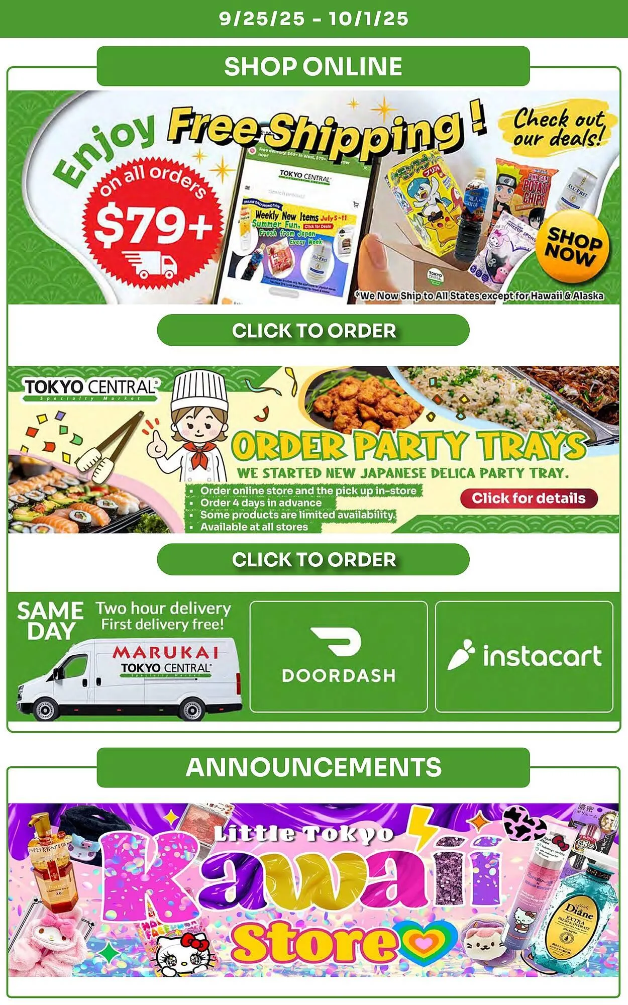 Weekly ad Tokyo Central Specialty Market weekly ad from September 25 to October 1 2025 - Page 10
