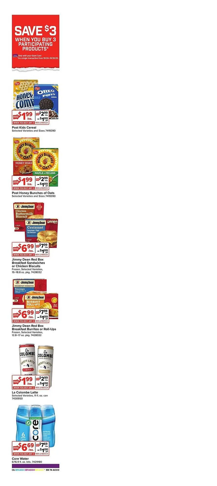 Weekly ad Giant Food weekly ad from October 24 to October 30 2025 - Page 3
