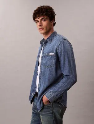 Classic Denim Button-Down Shirt