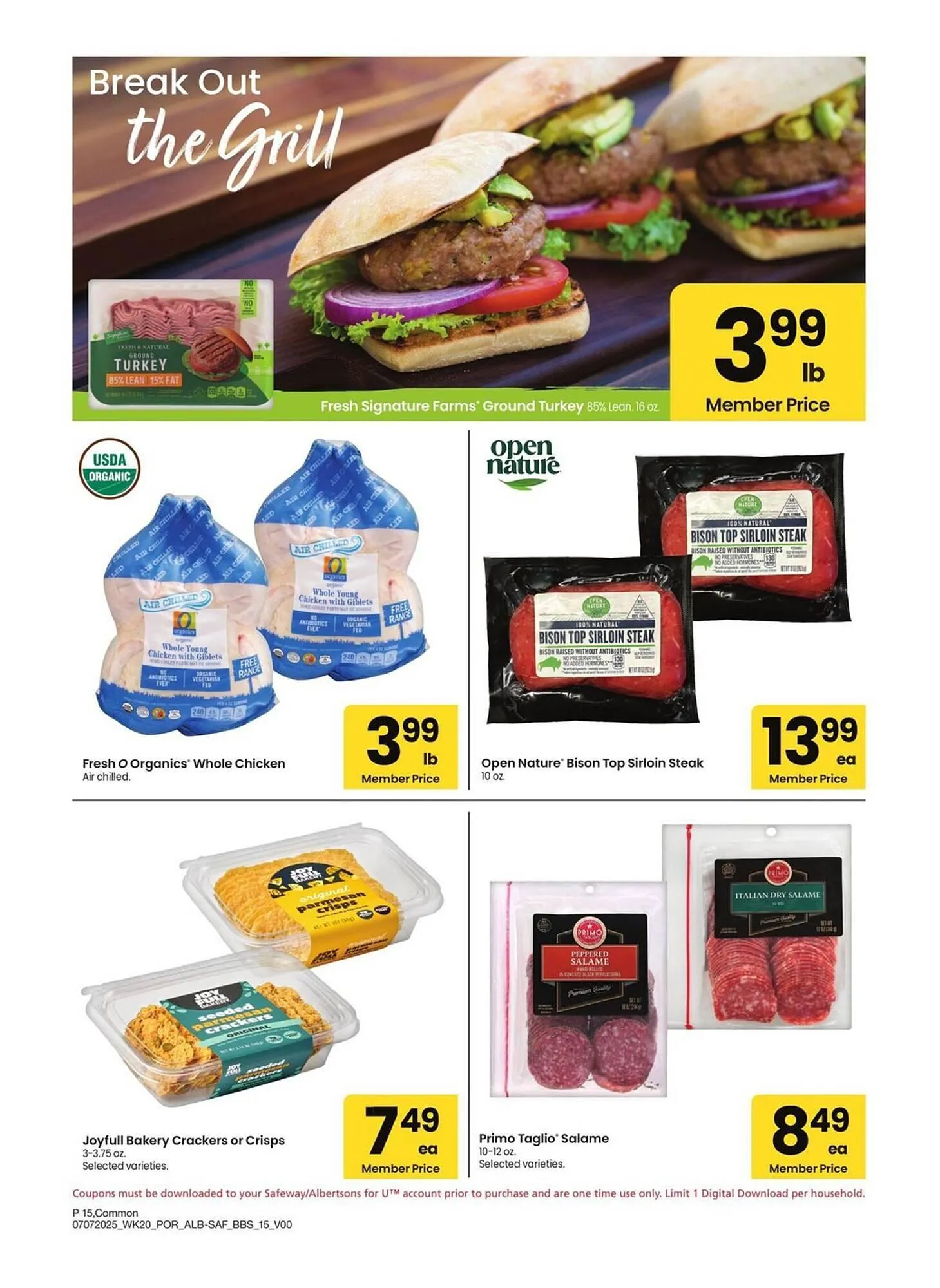 Weekly ad Albertsons Weekly Ad from July 7 to August 3 2025 - Page 15
