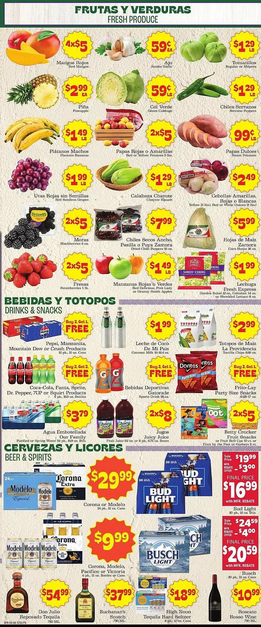 Weekly ad Supermercado Nuestra Familia weekly ad from March 8 to March 14 2026 - Page 3