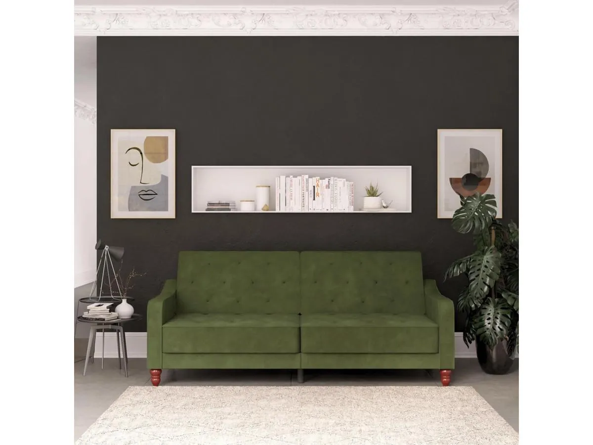 Novogratz Tufted Split Back Futon