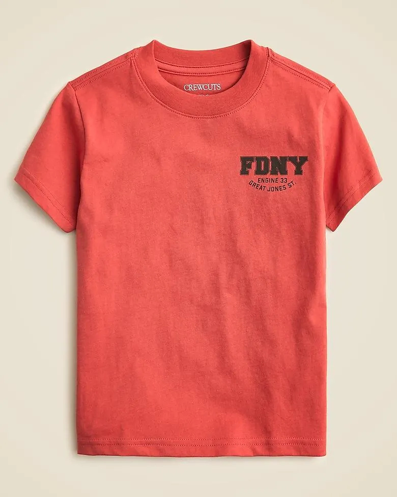Limited-edition kids' FDNY® "Great Jones" short-sleeve graphic T-shirt