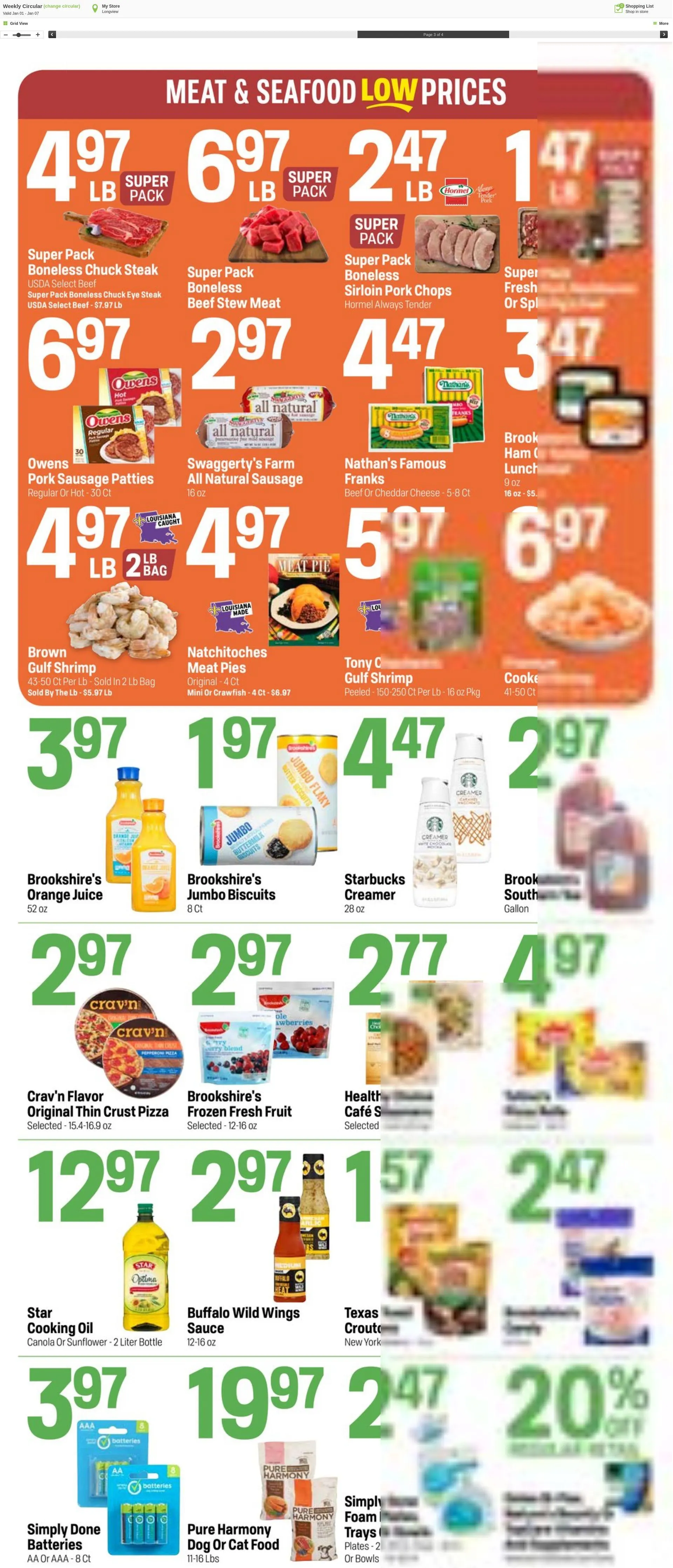 Weekly ad Super1Foods from January 1 to January 7 2025 - Page 3
