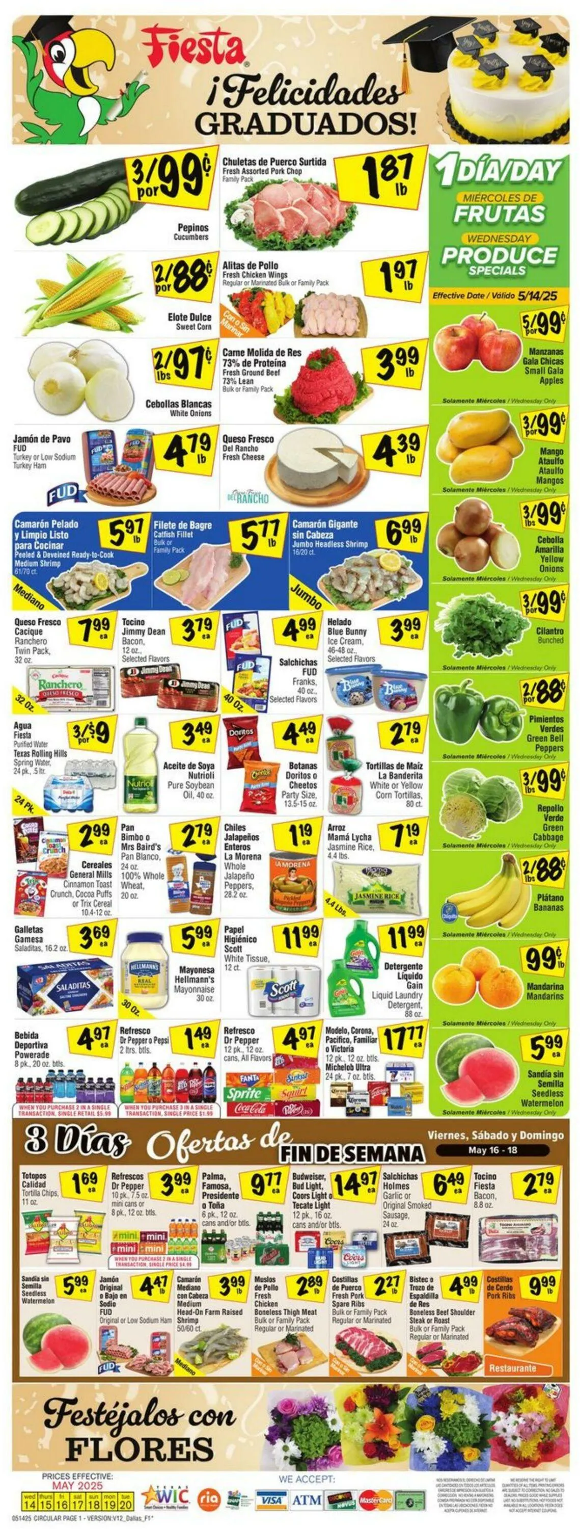 Weekly ad Fiesta Mart from May 14 to May 20 2025 - Page 1