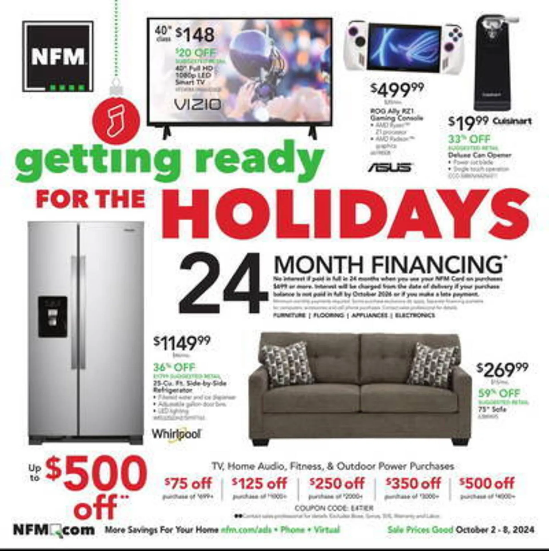 Weekly ad Nebraska Furniture Mart Weekly Ad from October 2 to October 8 2024 - Page 1