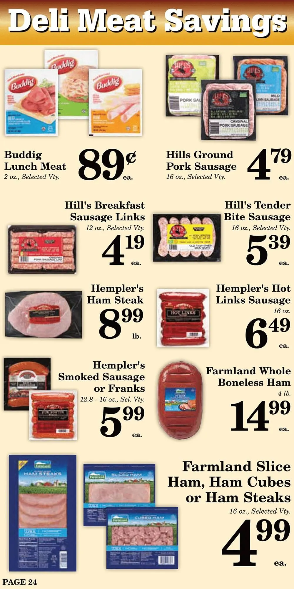 Weekly ad Harvest Foods ad from November 6 to December 3 2024 - Page 25