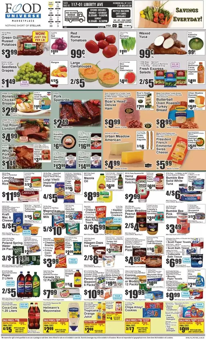 Weekly ad Our best bargains from March 28 to April 3 2025 - Page 1