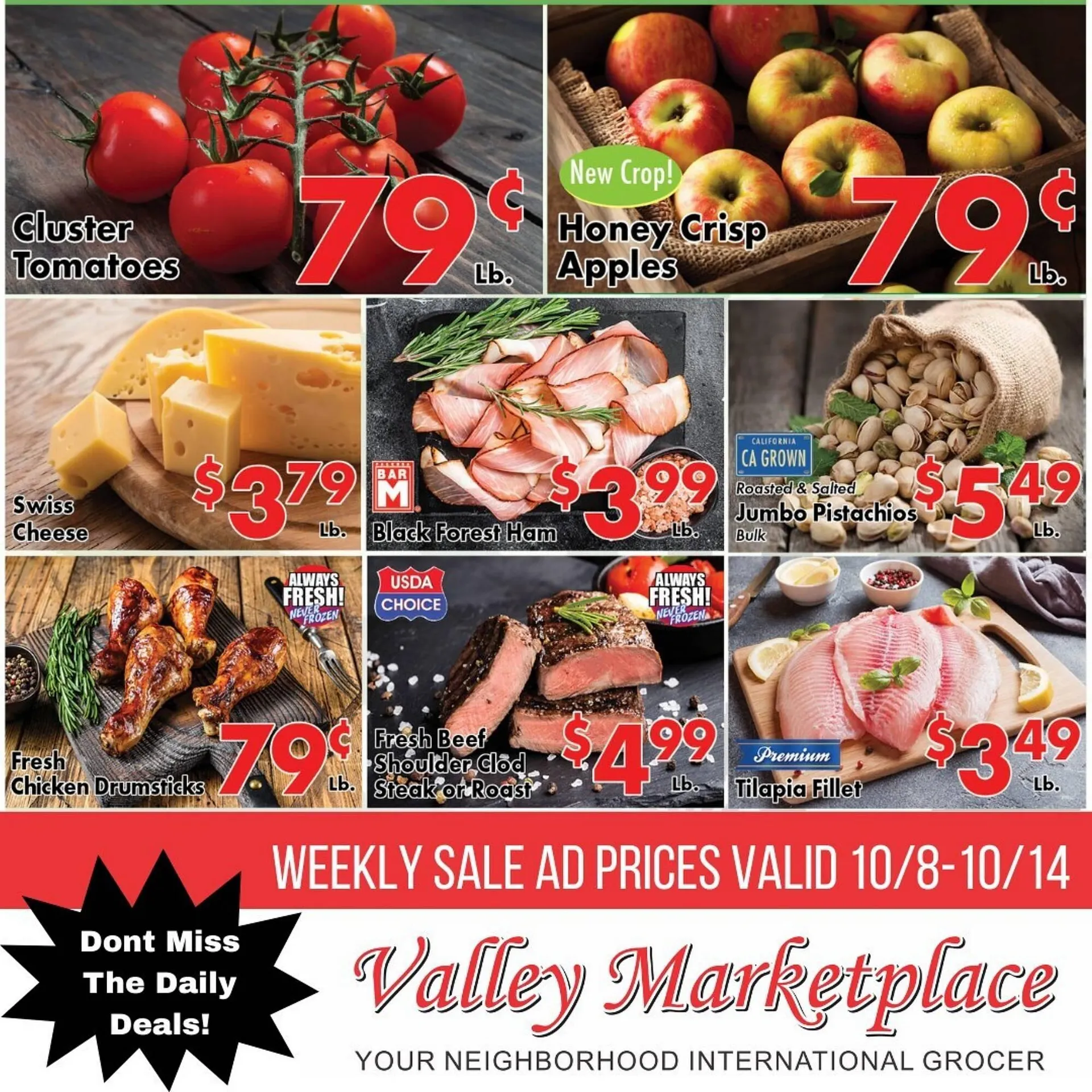 Weekly ad Valley Marketplace weekly ad from October 8 to October 14 2025 - Page 1