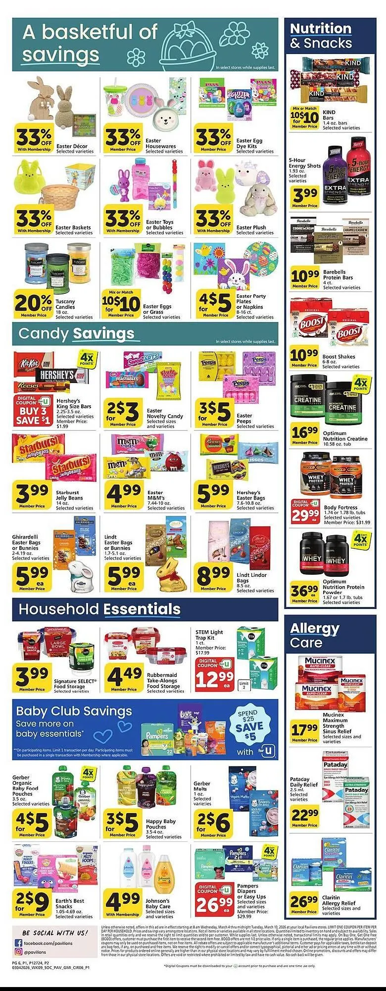 Weekly ad Pavilions weekly ad from March 4 to March 10 2026 - Page 6