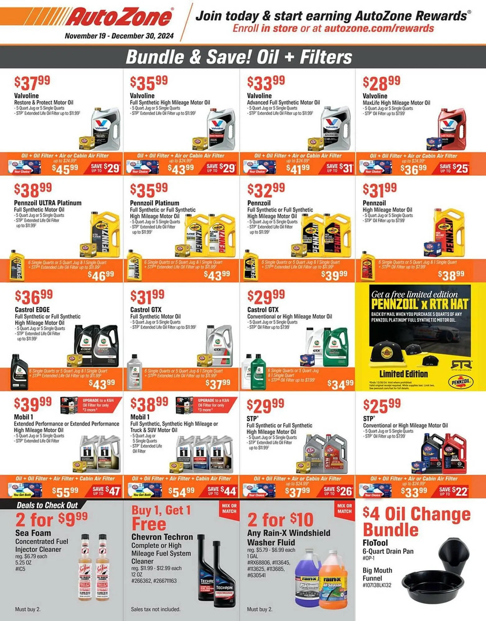 Weekly ad AutoZone Weekly Ad from November 19 to December 30 2024 - Page 1