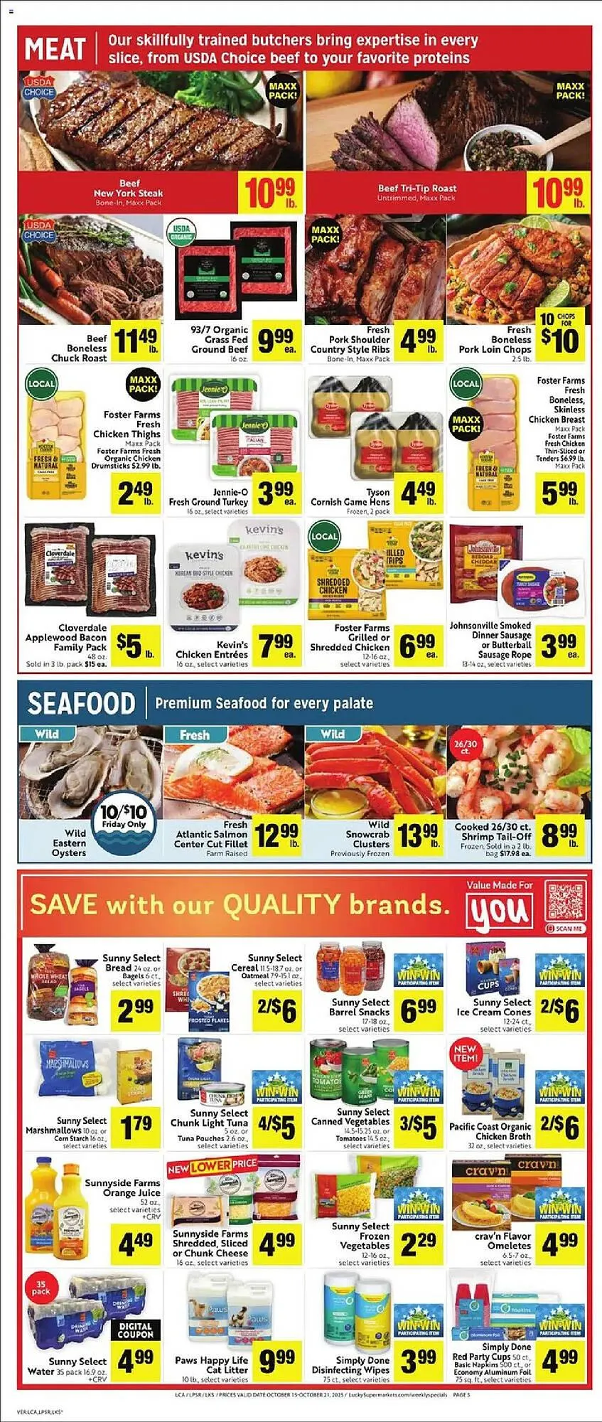 Weekly ad Lucky Supermarkets weekly ad from October 15 to October 21 2025 - Page 3