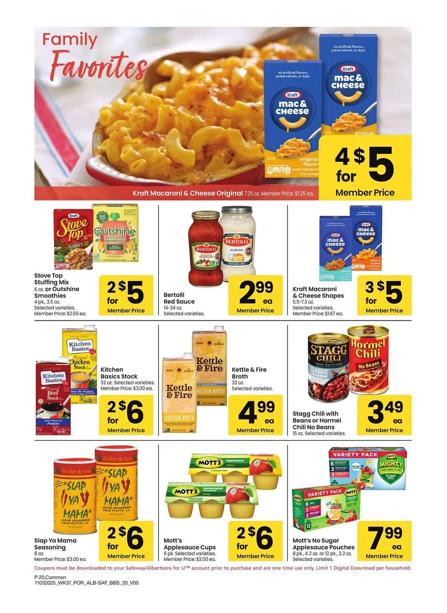 Weekly ad Albertsons weekly ad from November 3 to November 30 2025 - Page 20