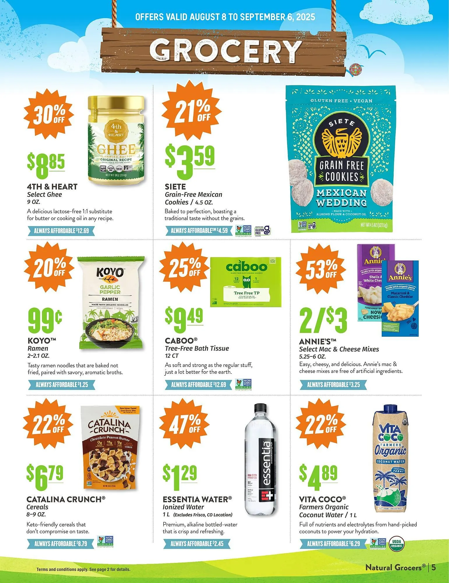 Weekly ad Natural Grocers ad from August 8 to September 6 2025 - Page 5