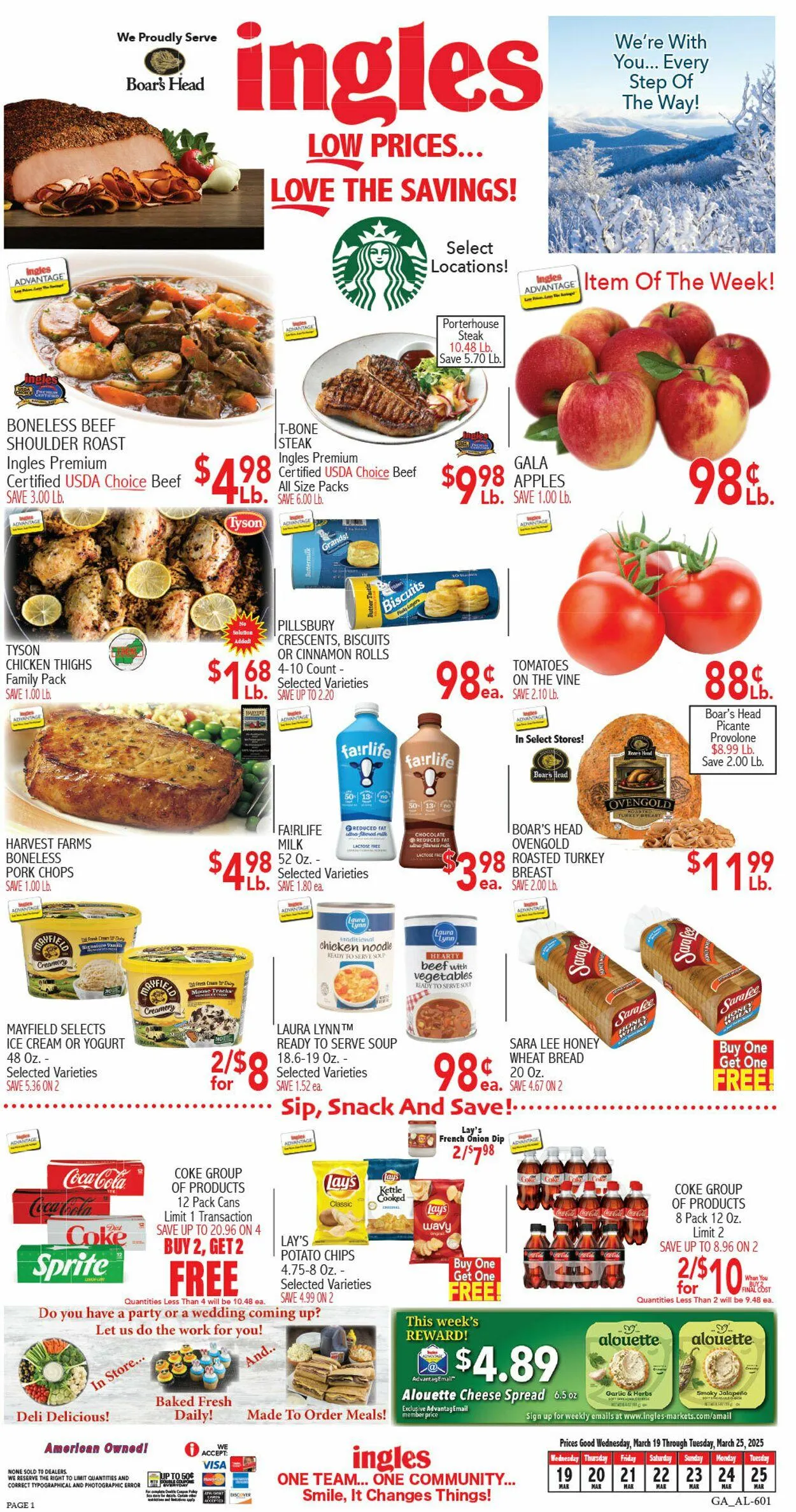 Weekly ad Ingles Current weekly ad from March 19 to March 25 2025 - Page 1