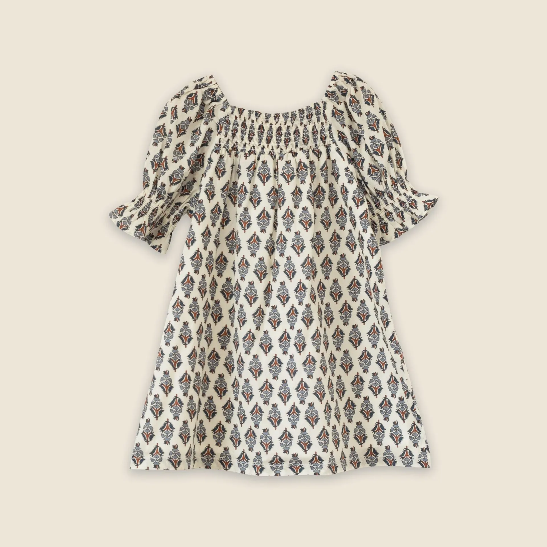 Beet World girls' Olivia dress with smocking