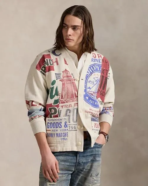 Vintage Fit Dry Goods–Print Cardigan