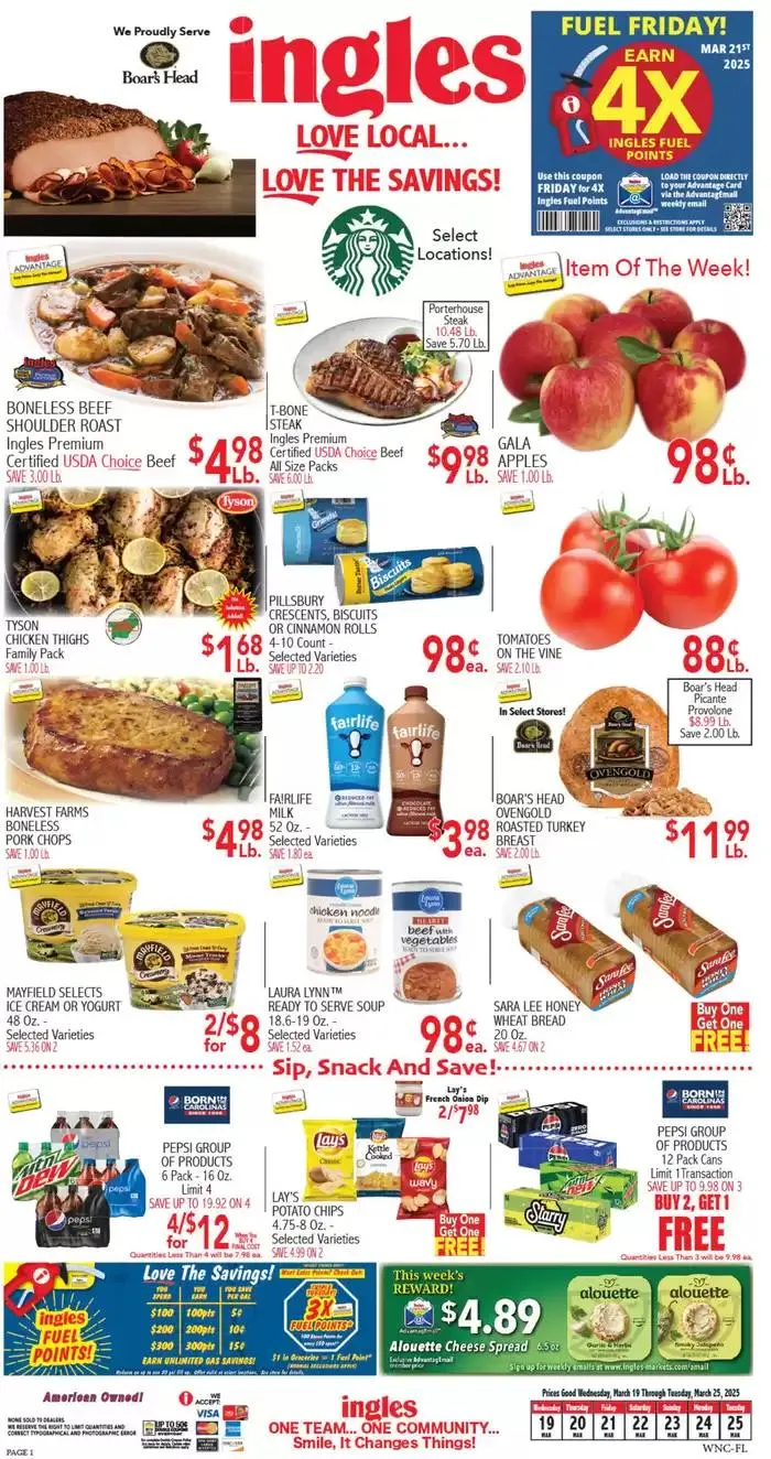 Weekly ad Discover attractive offers from March 19 to March 25 2025 - Page 1