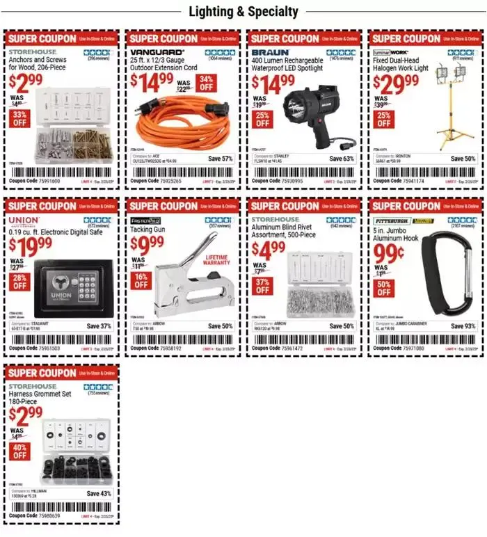 Weekly ad Harbor Freight Tools weekly ad from February 10 to February 24 2025 - Page 5