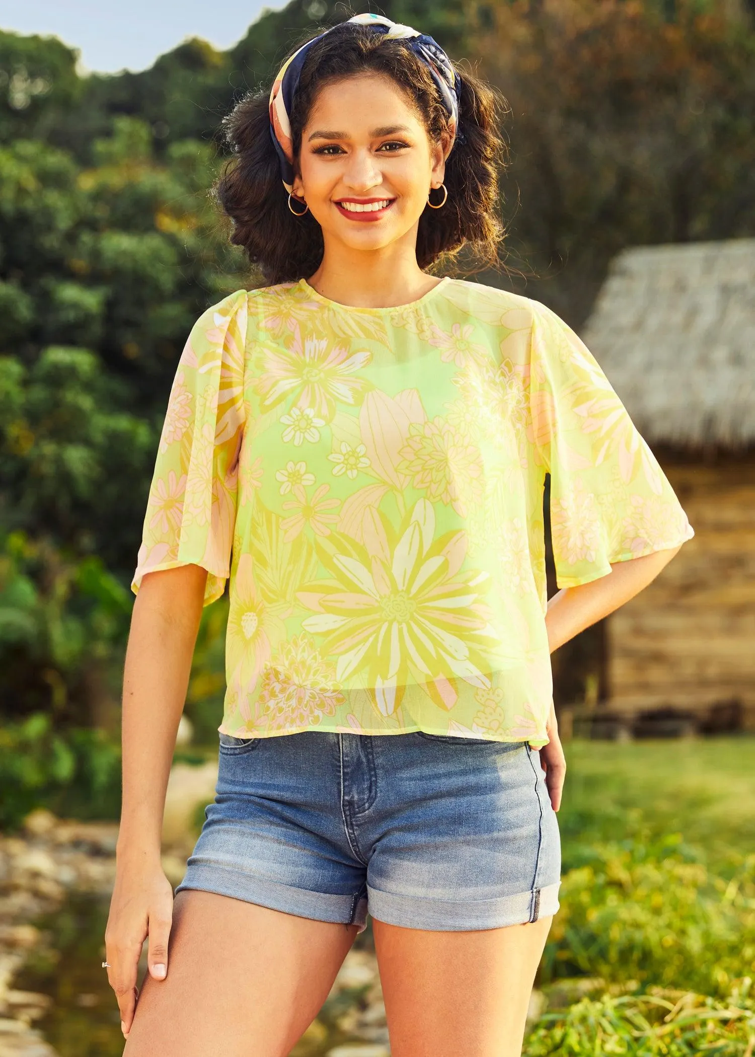 Fluttering Outta Sight Blouse