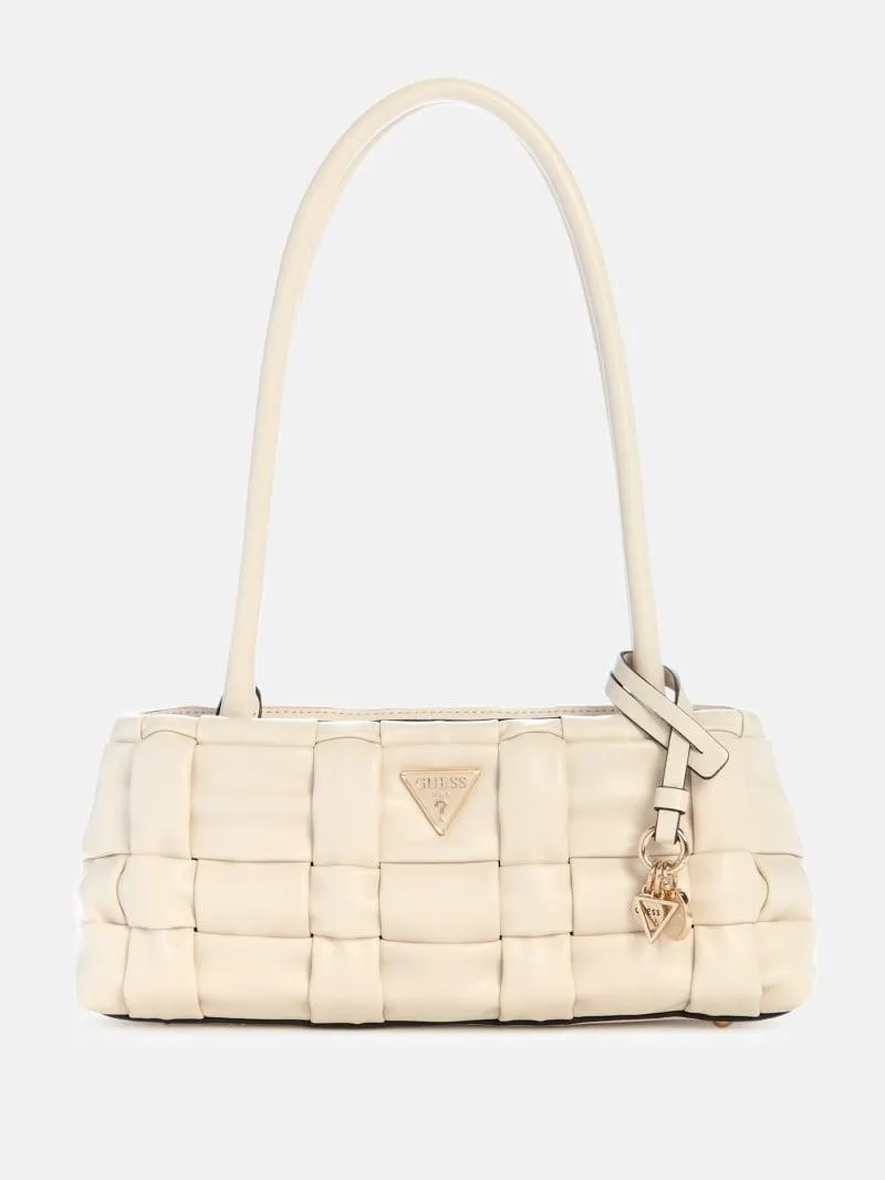 Marion Woven Shoulder Satchel