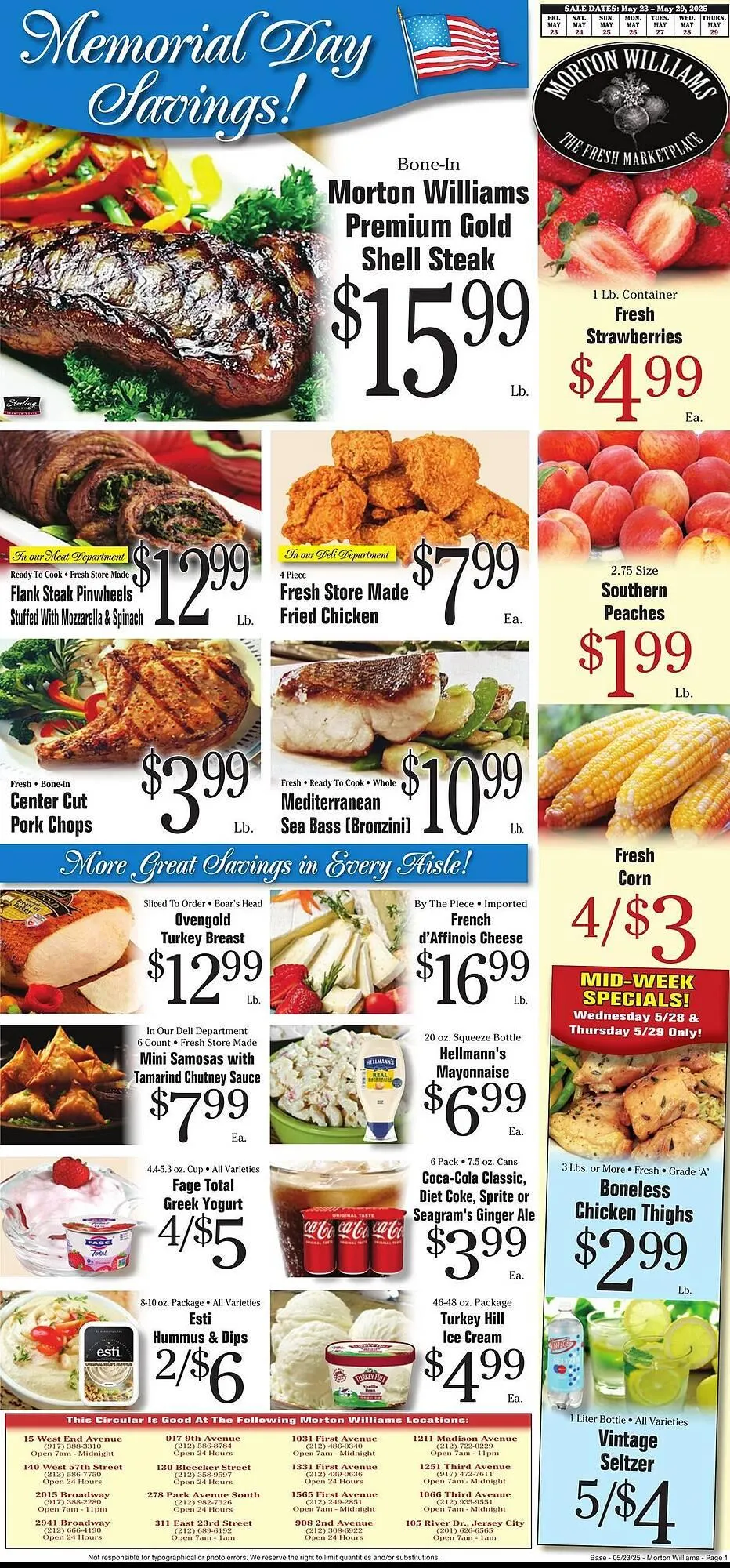 Morton Williams Weekly Ad - 1