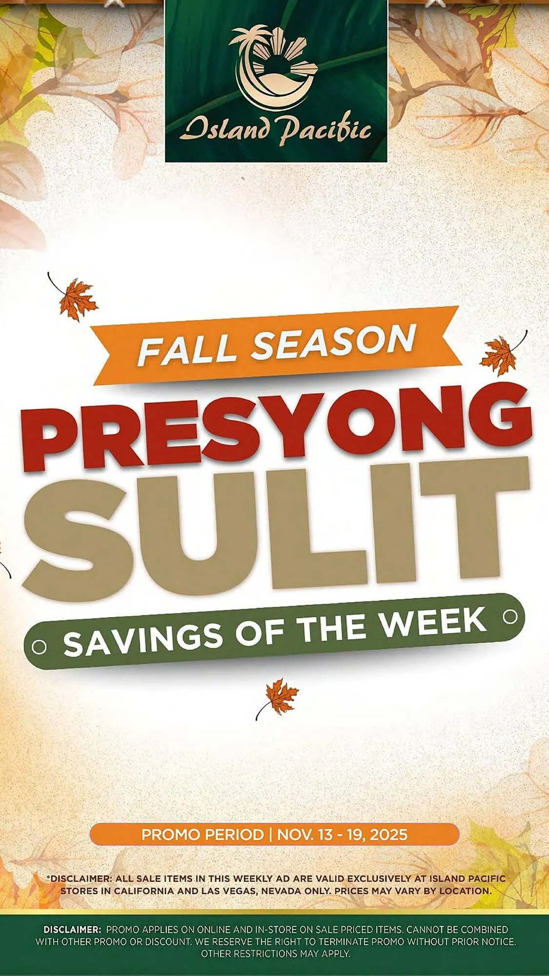 Weekly ad Island Pacific Market weekly ad from November 13 to November 19 2025 - Page 1