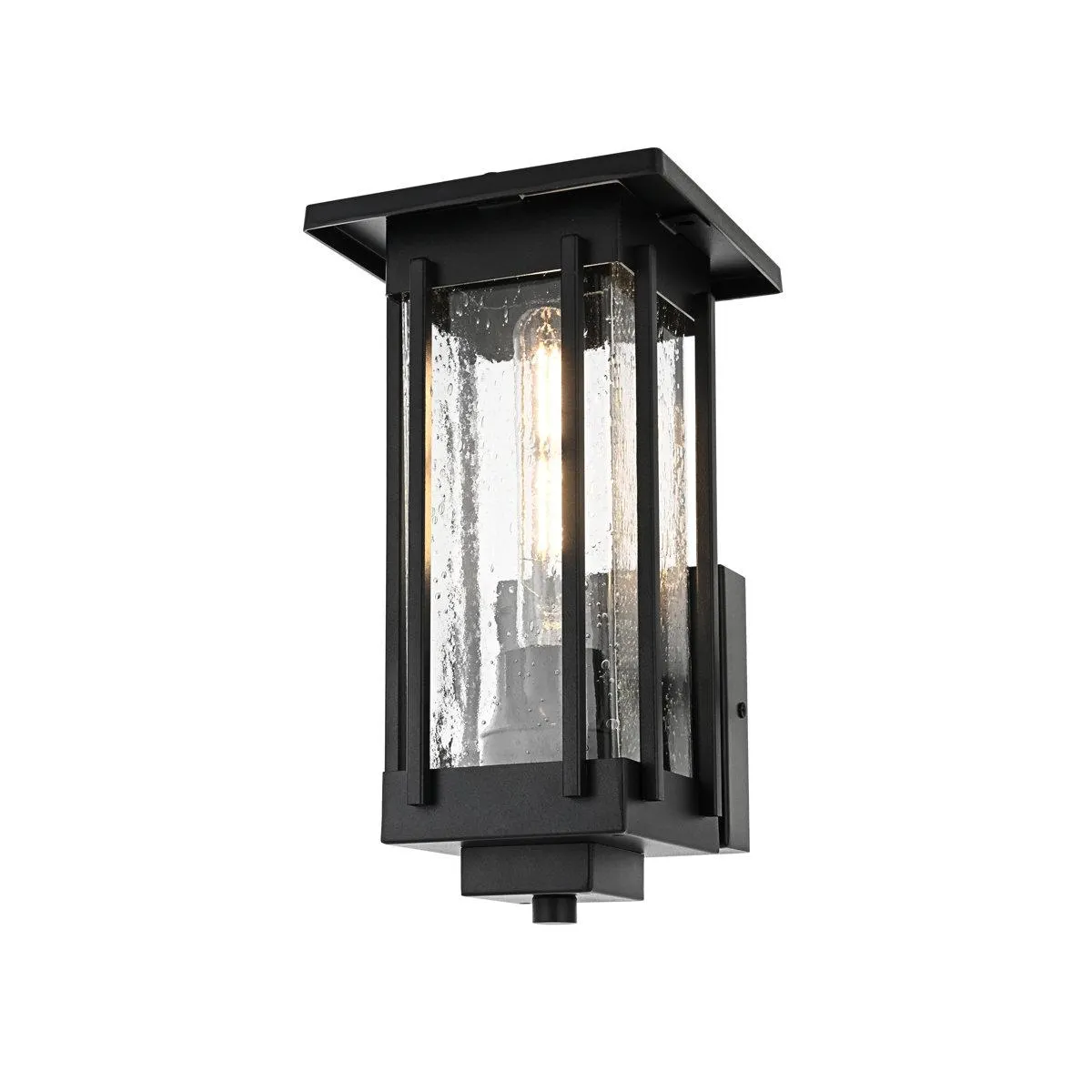 Meurer 6.5 Inch Outdoor Wall Sconce in Black