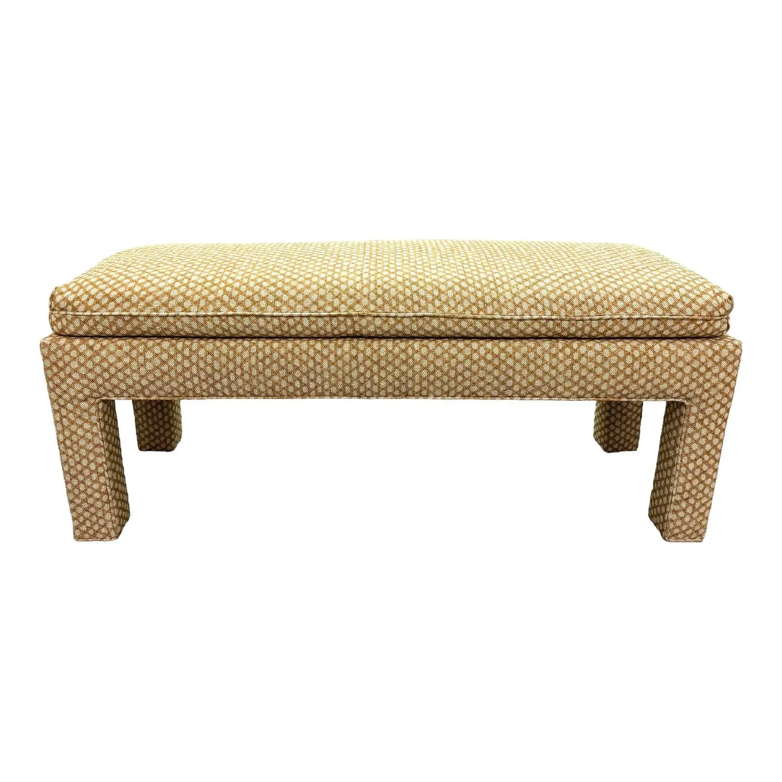 Fermoie Wicker Pillow Top Bench