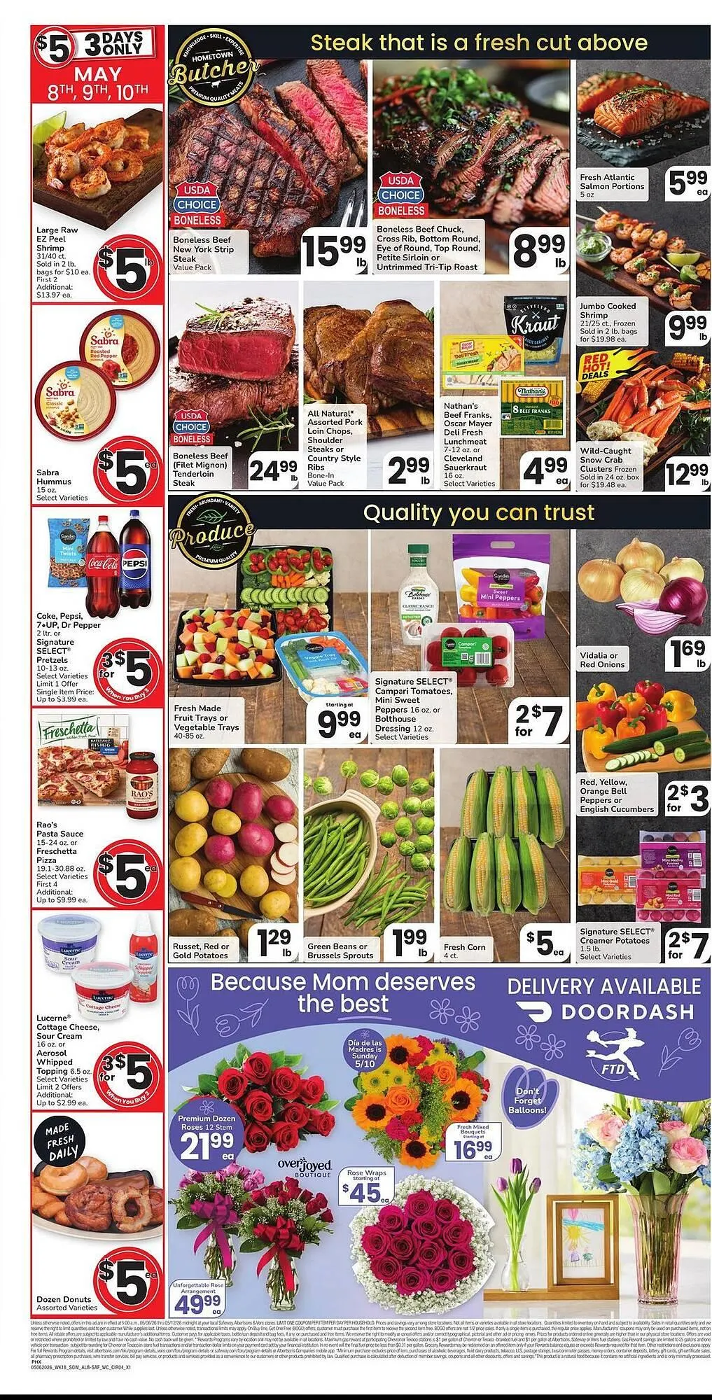 Weekly promotion Safeway weekly ad spanning from May 6 to May 12 2026 - Page 7 for Catalogue 365