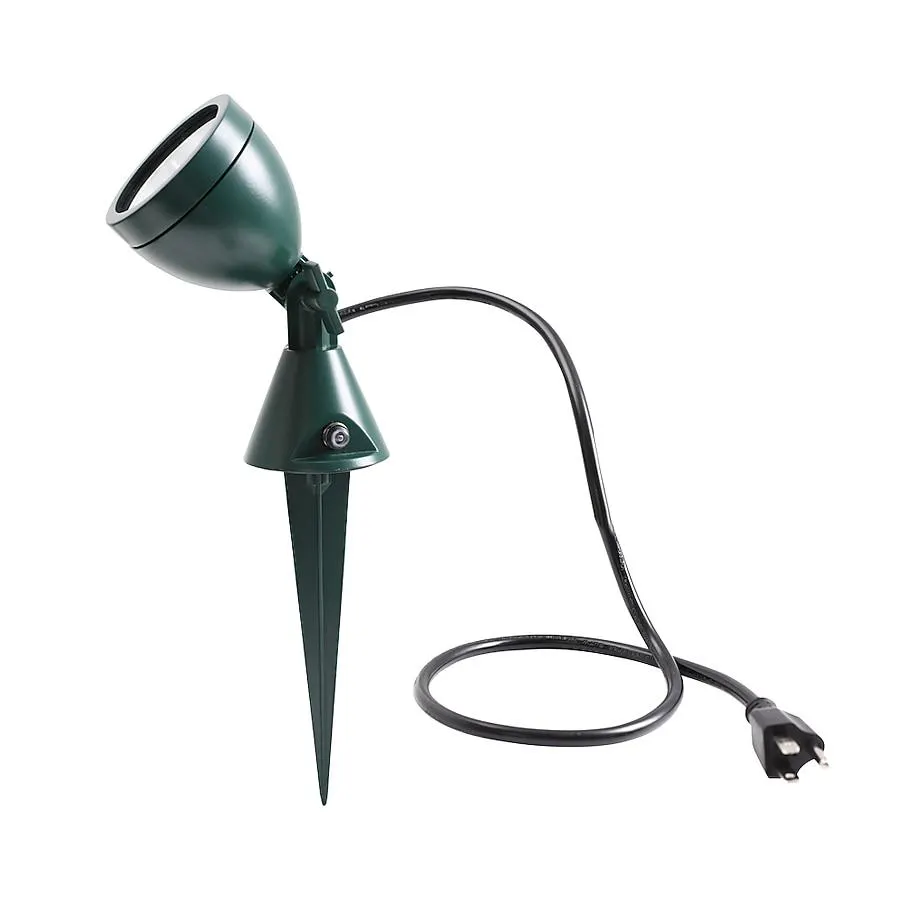 Harbor Breeze 380 -Lumens 75 -Watt Green Low voltage Plug-in Halogen Flood light