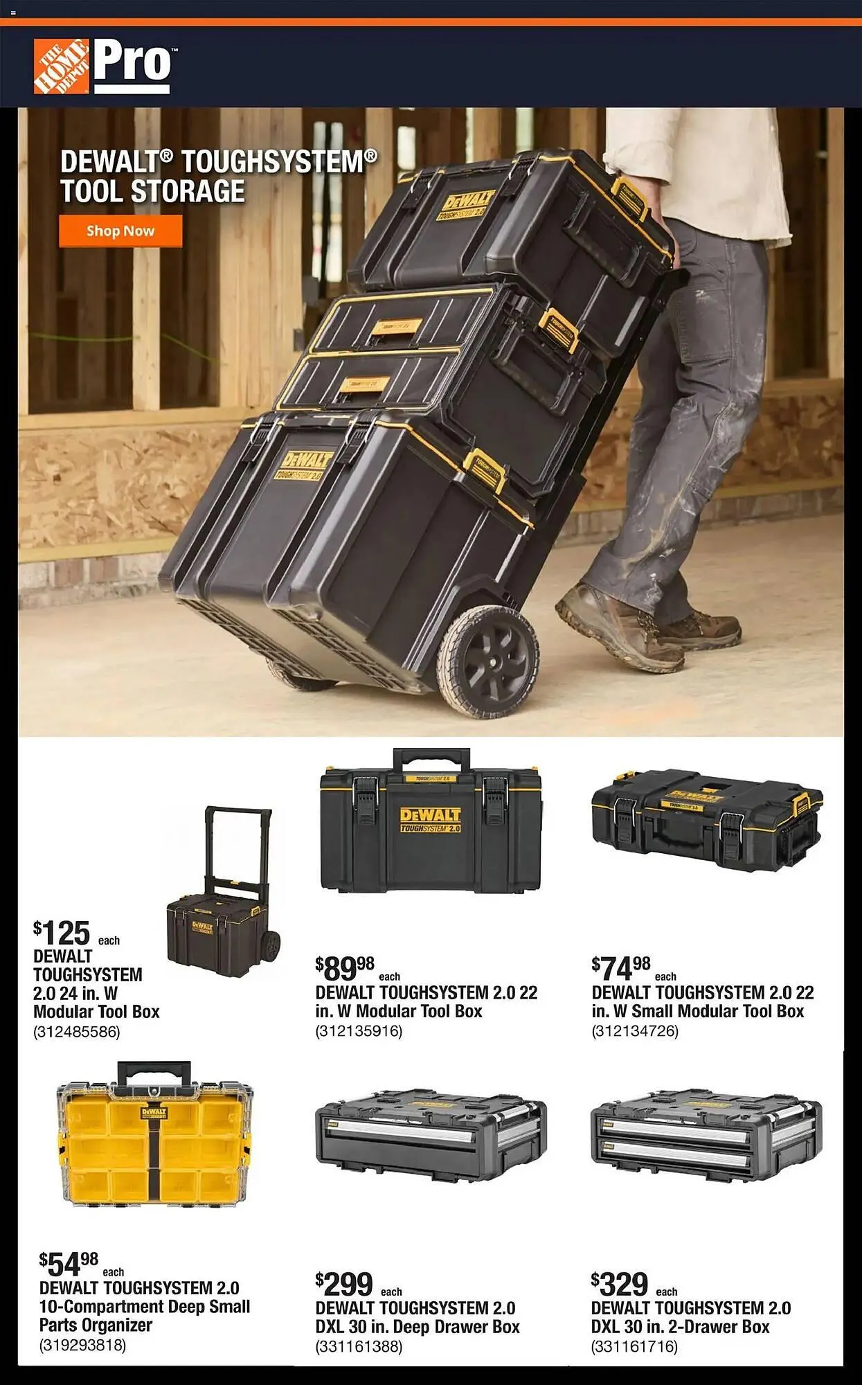 Weekly promotion The Home Depot flyer spanning from April 6 to April 14 2026 - Page 1 for Catalogue 365