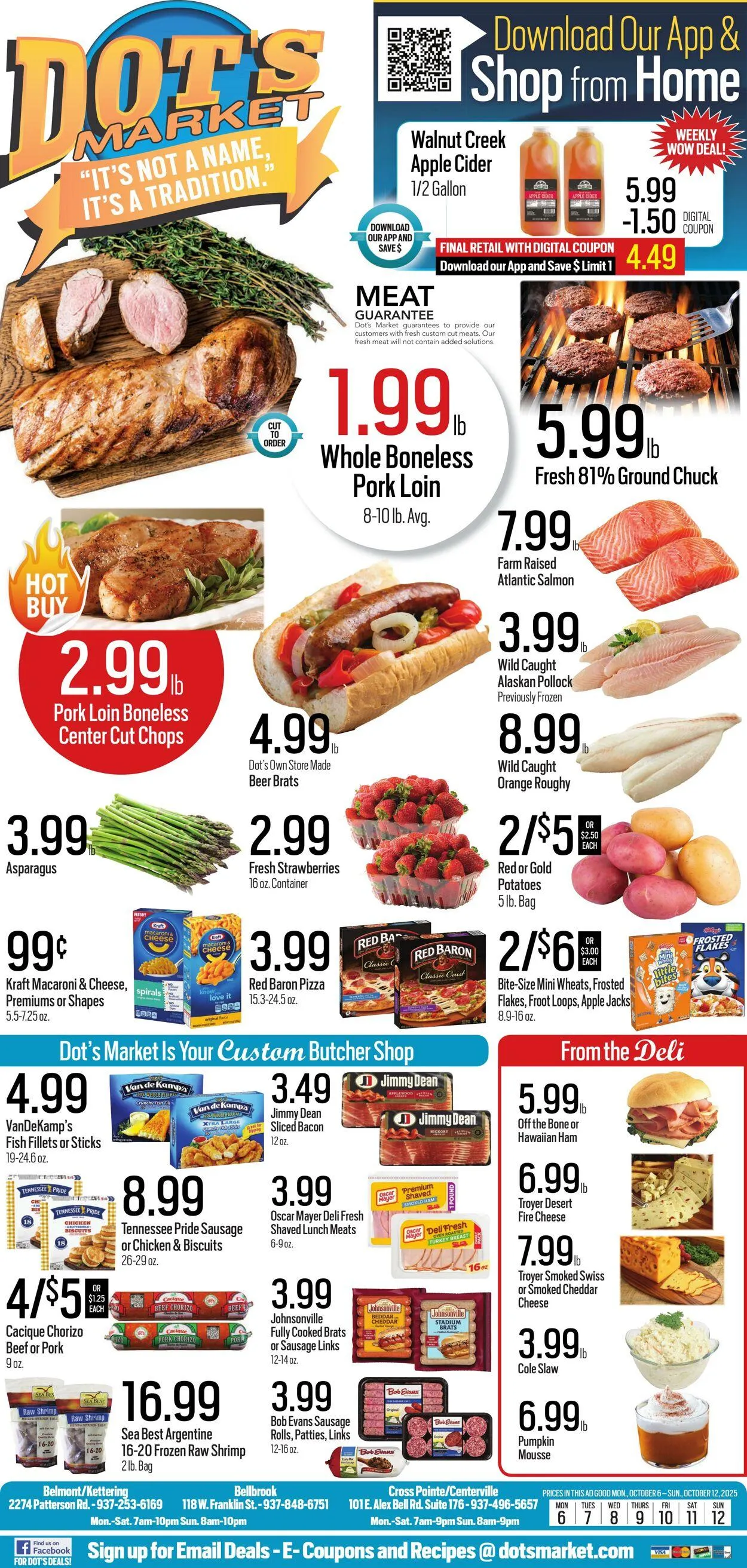Weekly ad Dot's Market from October 6 to October 20 2025 - Page 1