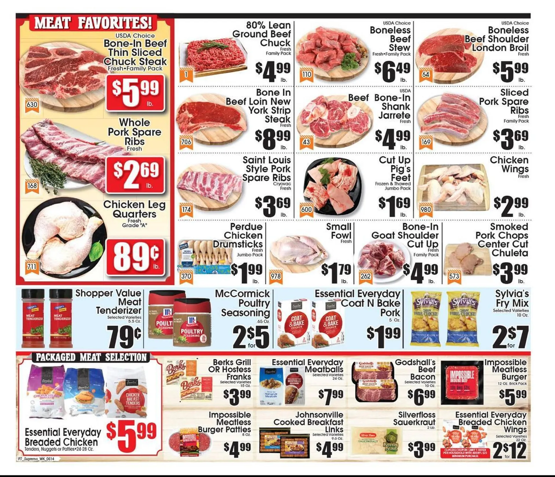 Weekly ad Supremo Foods Inc Weekly Ad from June 14 to June 20 2025 - Page 7