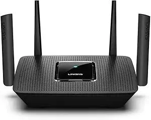 Linksys MR8300 Mesh Wi-Fi Router - Tri-Band speeds up to 2.2GHz, Wireless Mesh Router for Home AC2200, 716Mhz Quad-core Processor, 2,000 sq. ft Coverage (Renewed)