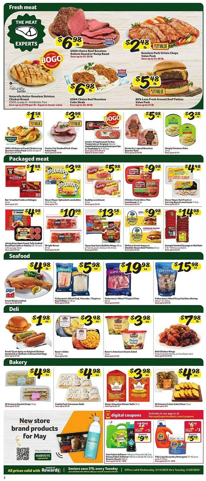 Weekly ad Harveys Supermarkets Weekly Ad from May 14 to May 20 2025 - Page 4