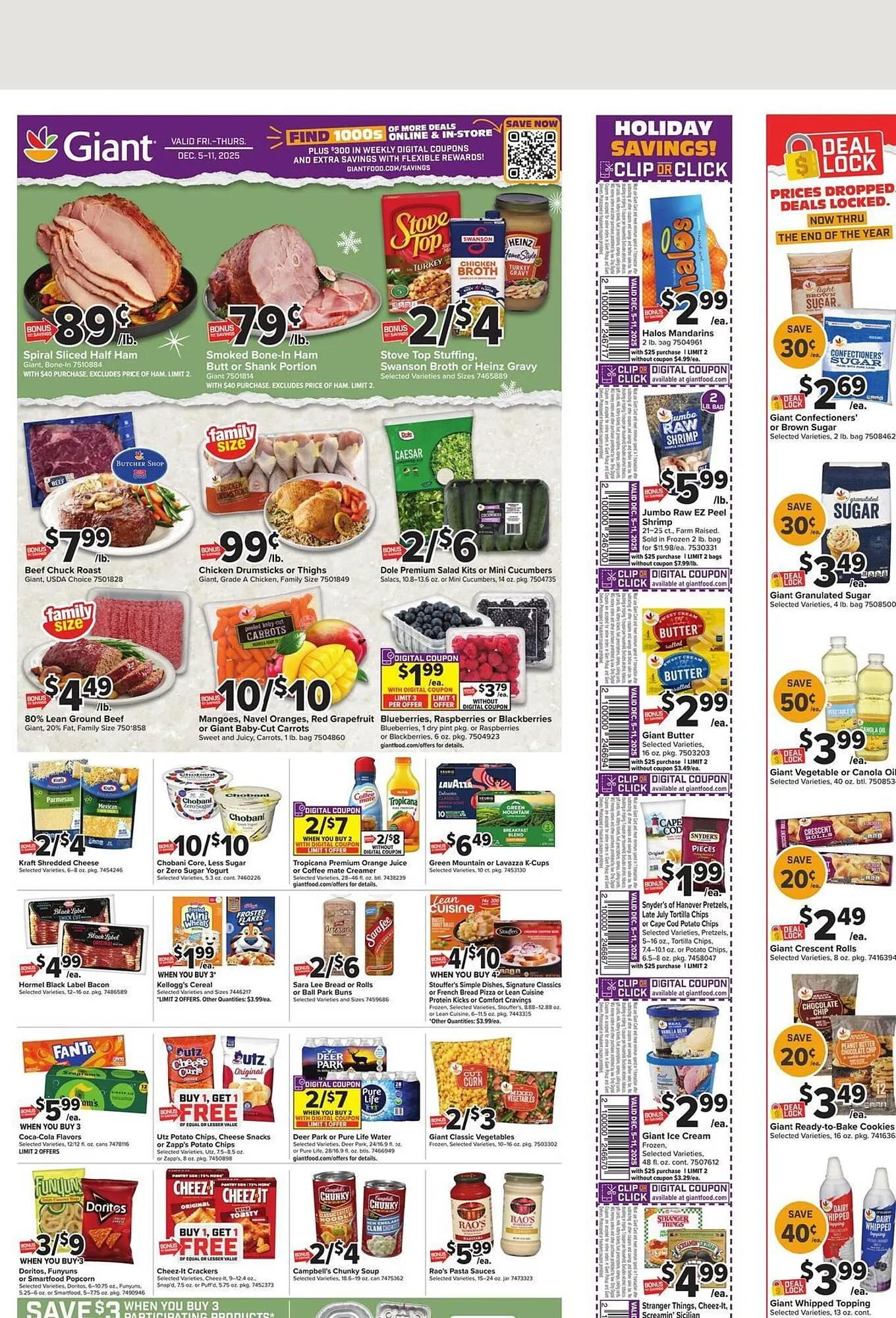 Weekly ad Giant Food weekly ad from December 5 to December 11 2025 - Page 1