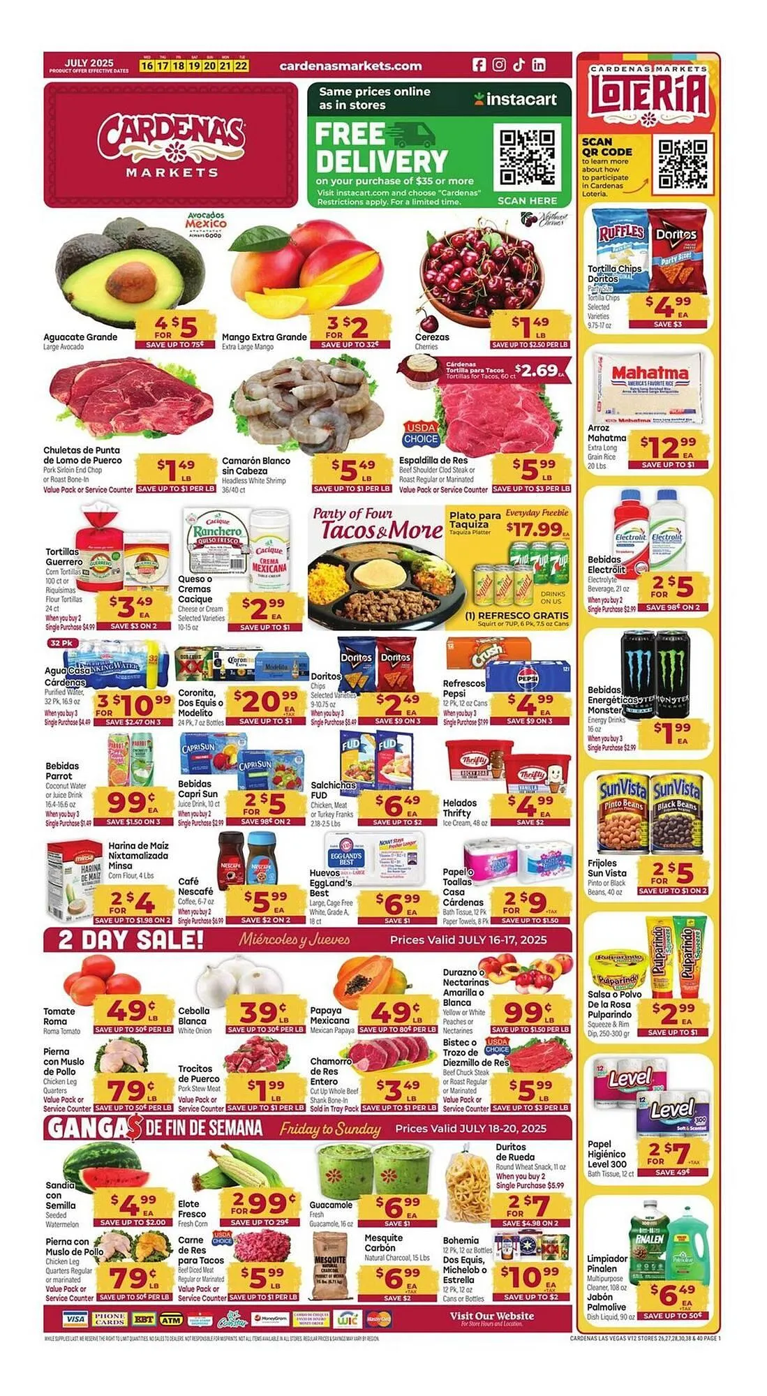 Cardenas Weekly Ad - 1