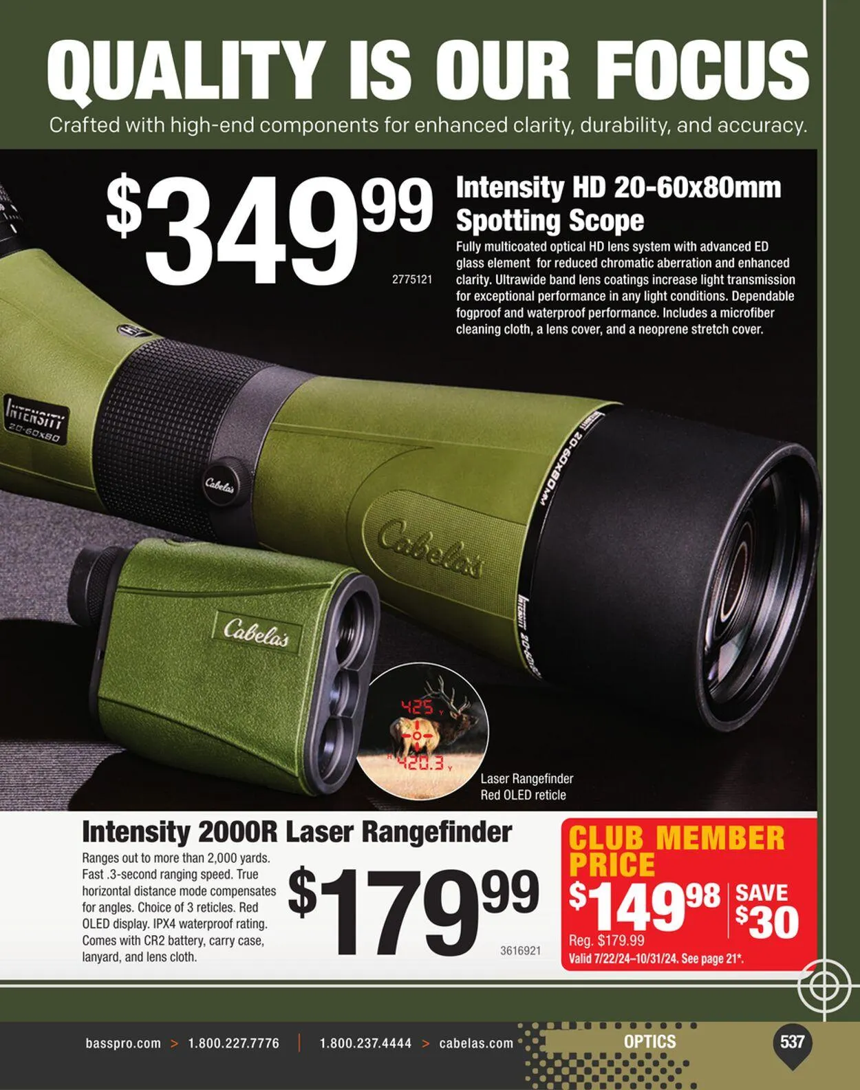Weekly ad Bass Pro Current weekly ad from September 4 to September 18 2024 - Page 537
