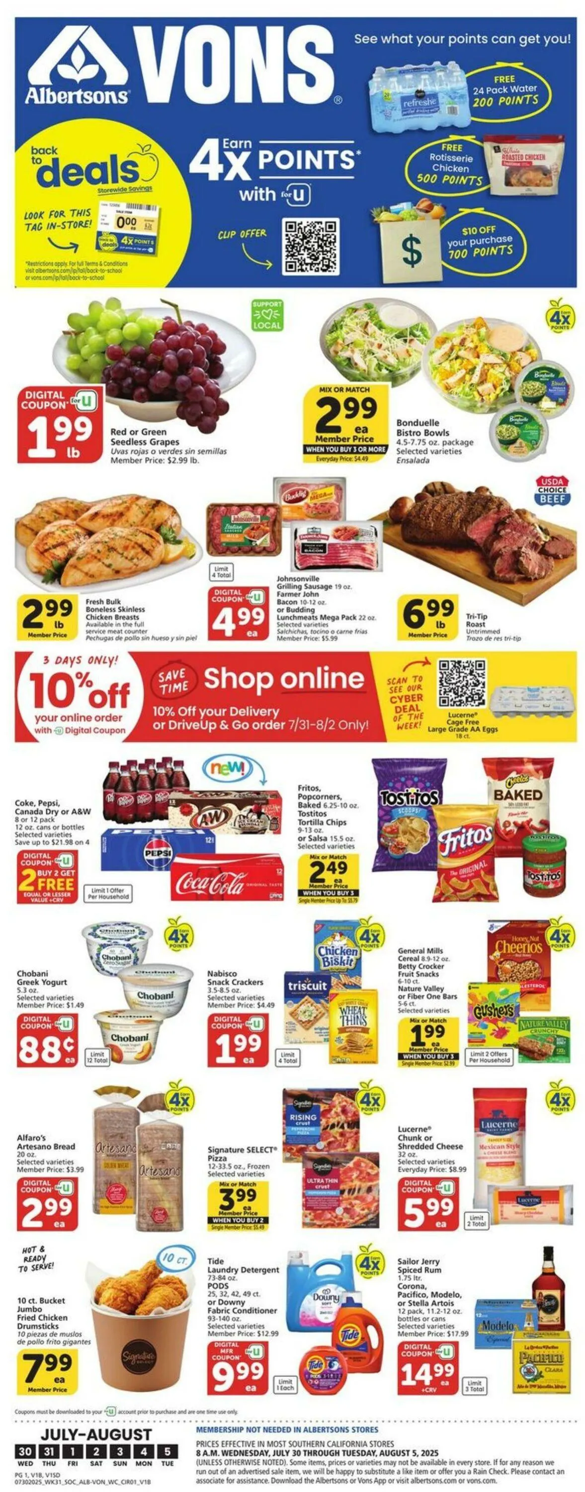 Vons Current weekly ad - 1