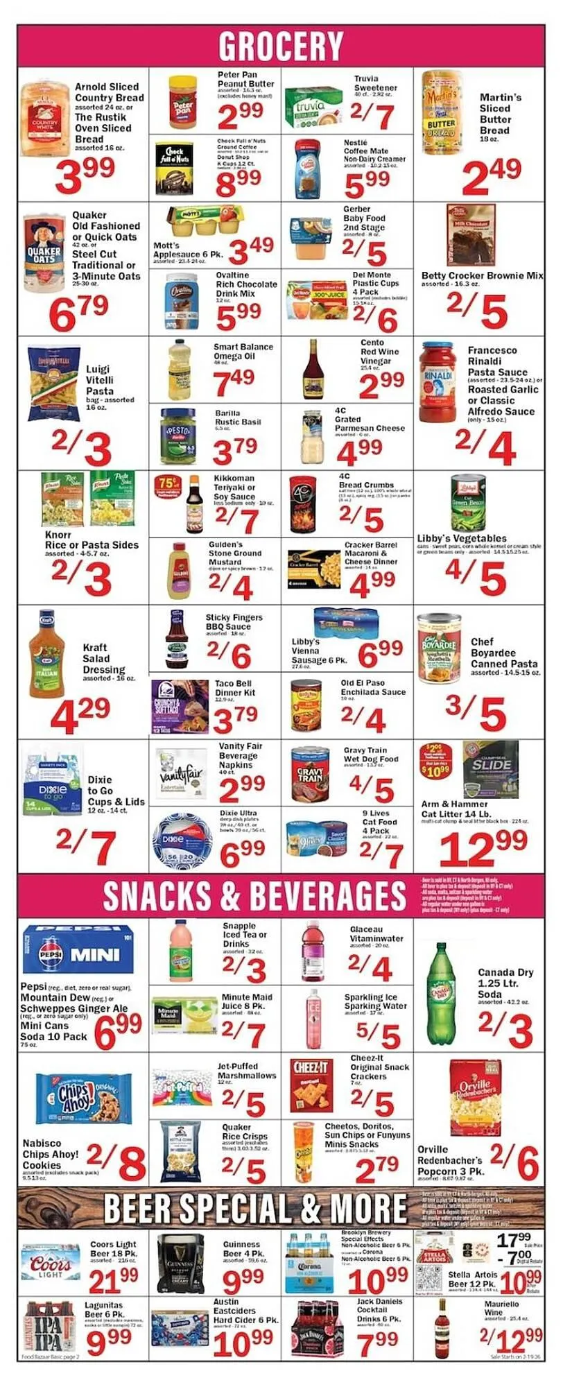 Weekly ad Food Bazaar circular from February 19 to February 25 2026 - Page 2