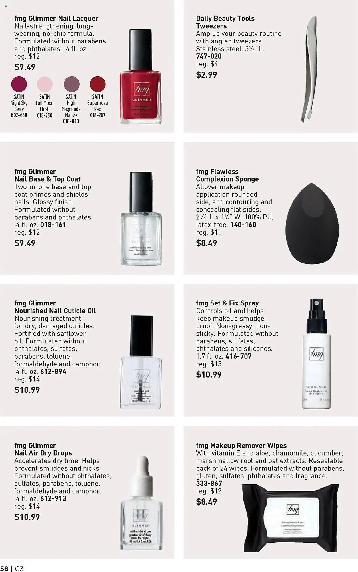 Weekly promotion Avon weekly ad spanning from January 28 to March 11 2026 - Page 58 for Catalogue 365