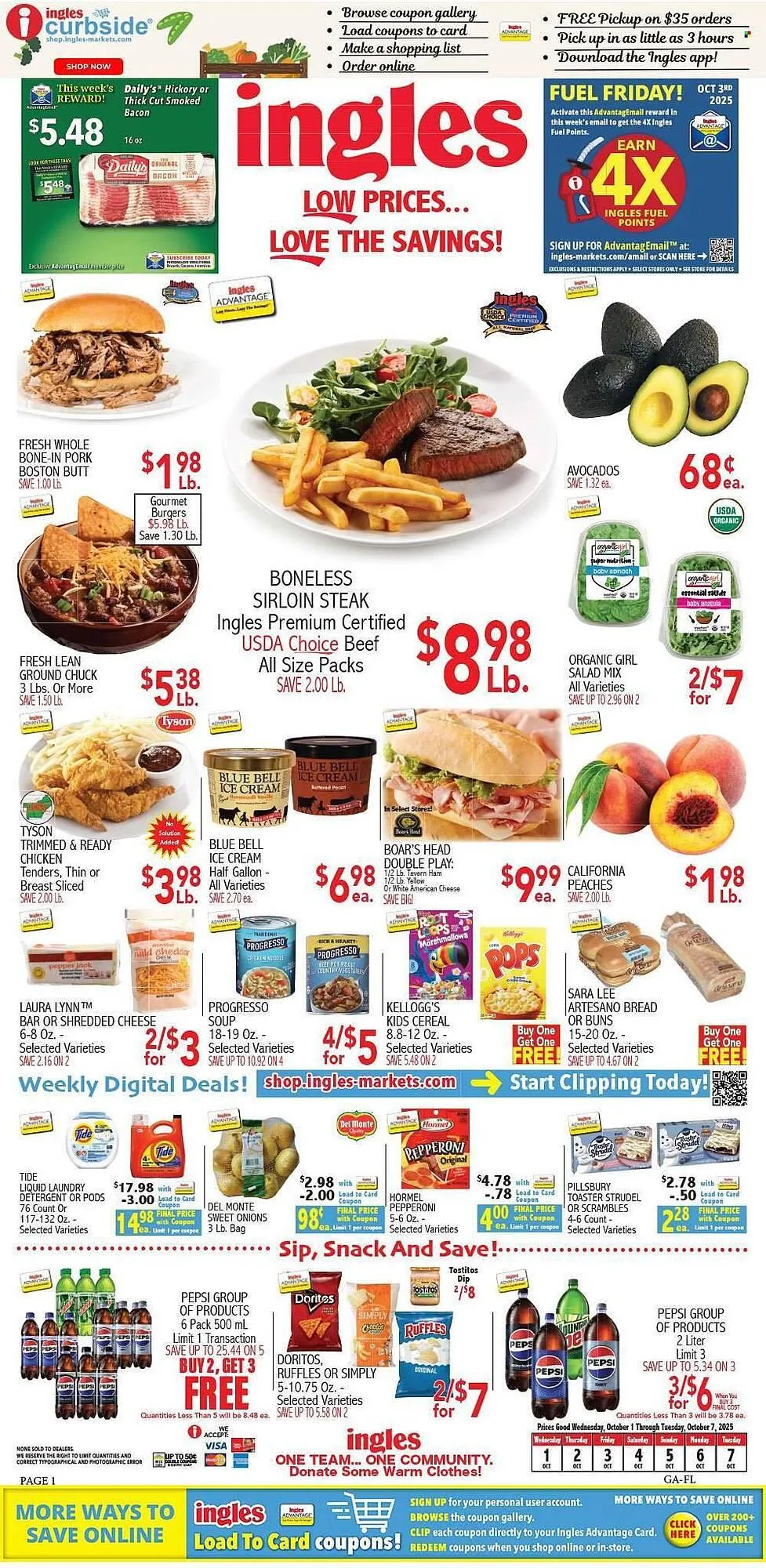 Weekly ad Ingles Markets weekly ad from October 1 to October 7 2025 - Page 1