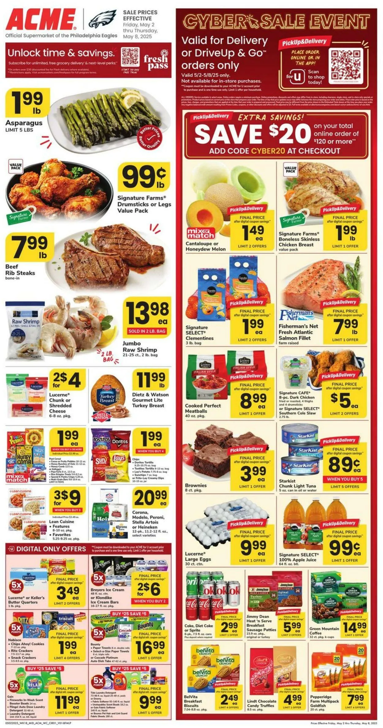 Catálogo de Acme Current weekly ad 2 de mayo al 8 de mayo 2025 - Página 1