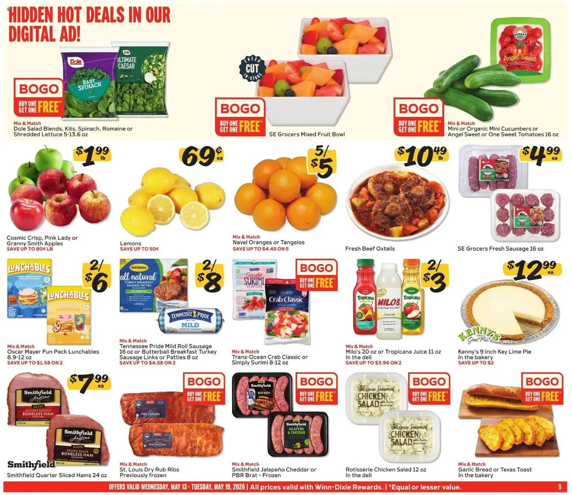 Weekly ad Winn Dixie weekly ad from May 13 to May 20 2026 - Page 9