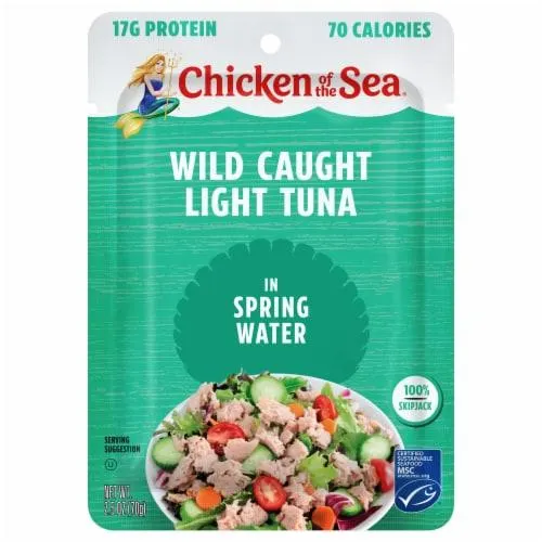 Chicken of the Sea® Wild Caught Light Tuna in Spring Water Pouch
