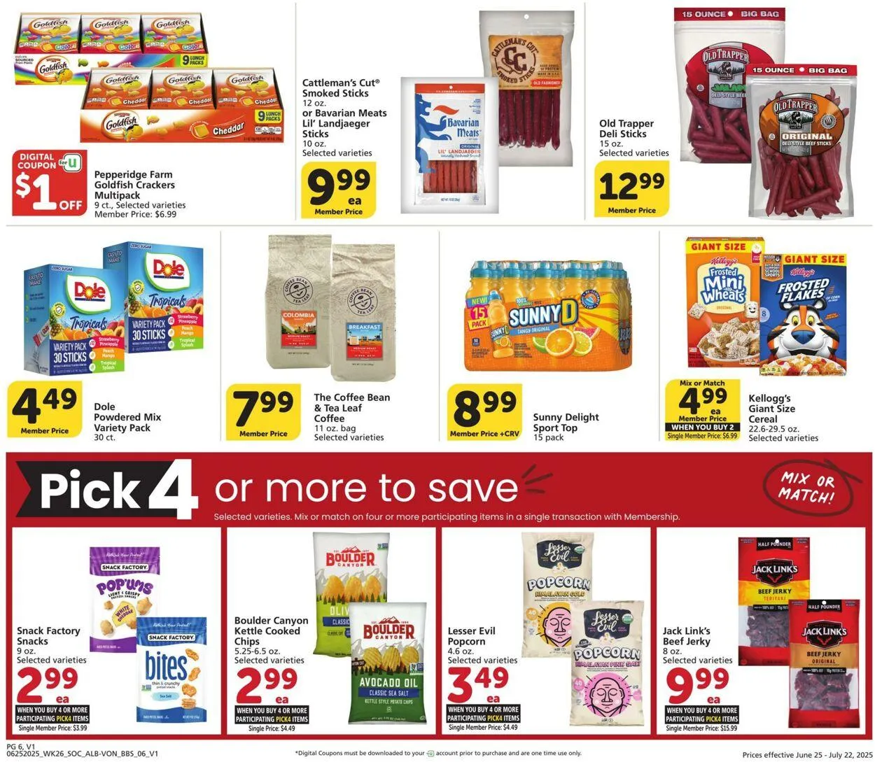 Catálogo de Vons Current weekly ad 25 de junio al 22 de julio 2025 - Página 6