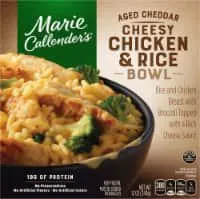Marie Callender's Aged Cheddar Cheesy Chicken & Rice Bowl Frozen Meal