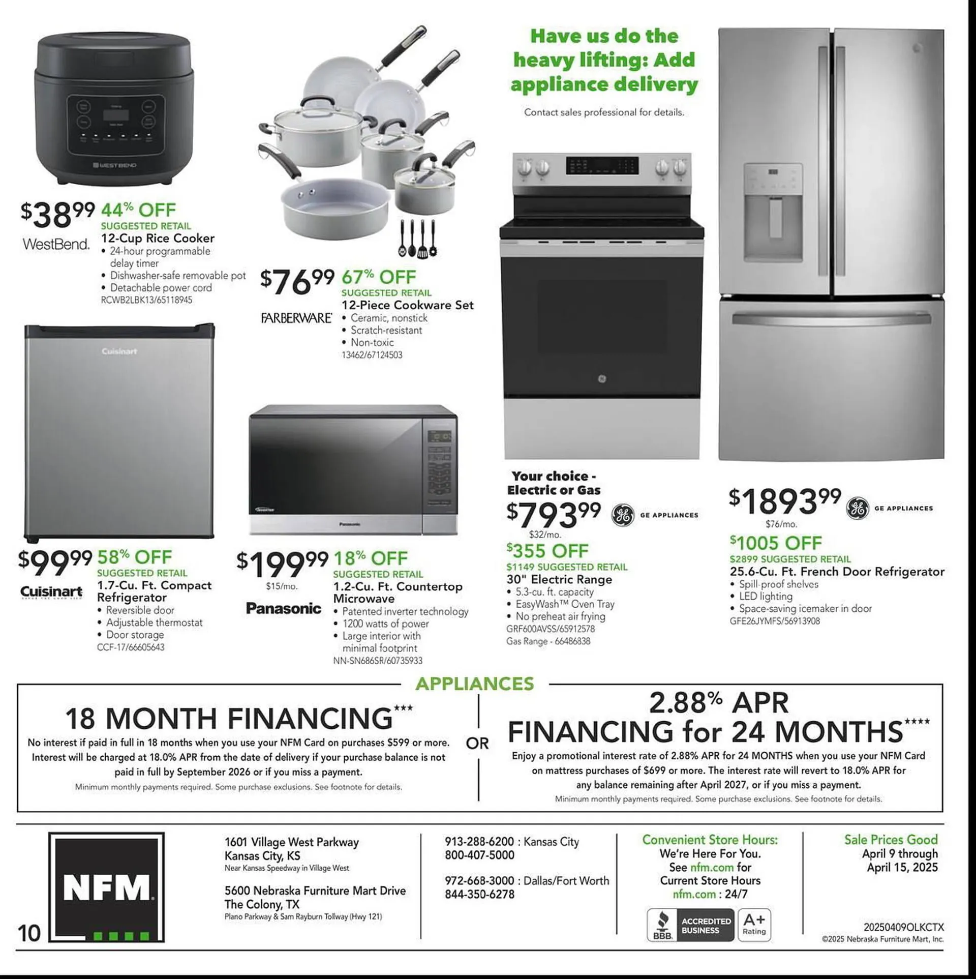 Weekly ad Nebraska Furniture Mart Weekly Ad from April 9 to April 15 2025 - Page 10